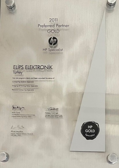 Elips 2011 Preffered Gold Partner