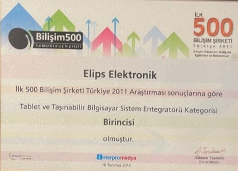 Elips İlk 500 2011 Birincisi